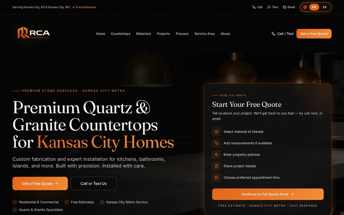RCA Surfaces — rcasurfaces.com