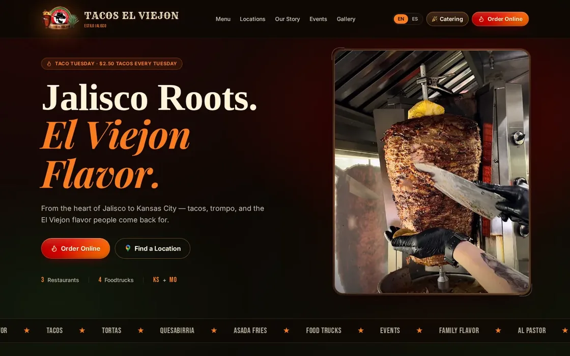 Tacos El Viejón — tacoselviejonus.com